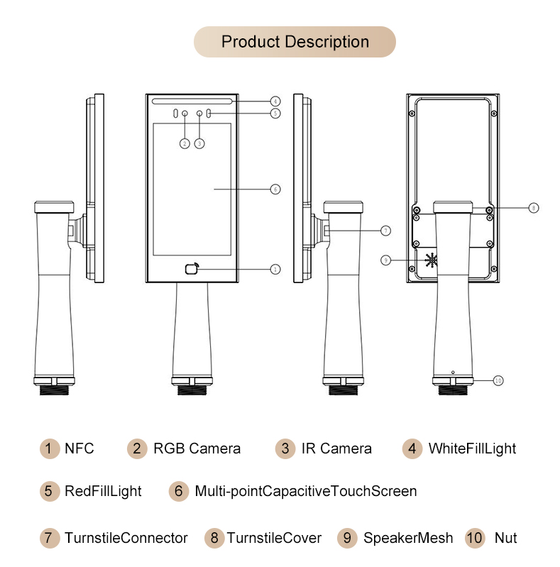 F70 Facial Recognition Machine - High-Performance, Industry-Grade Security Solution