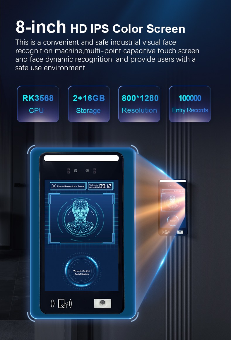 Smart AI Face Recognition Time Attendance and Security System