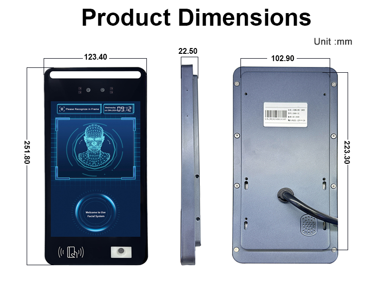 Smart AI Face Recognition Time Attendance and Security System