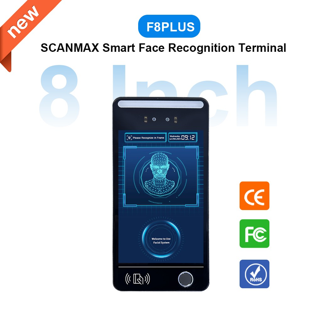 Biometric Face Recognition Decive with Fingerprint ic card reader F8 Plus