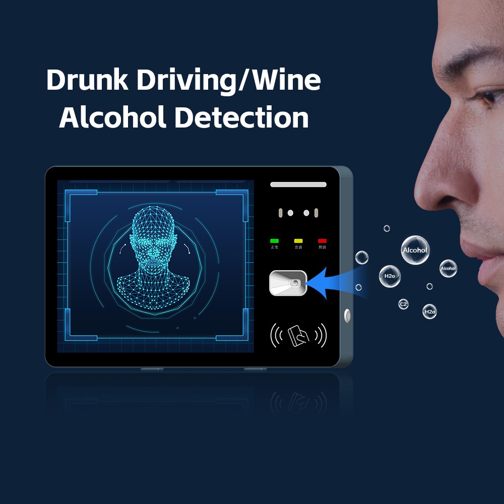 SMD104 Smart Al Face Recognition Device Face Recognition Terminal Alcohol Detection