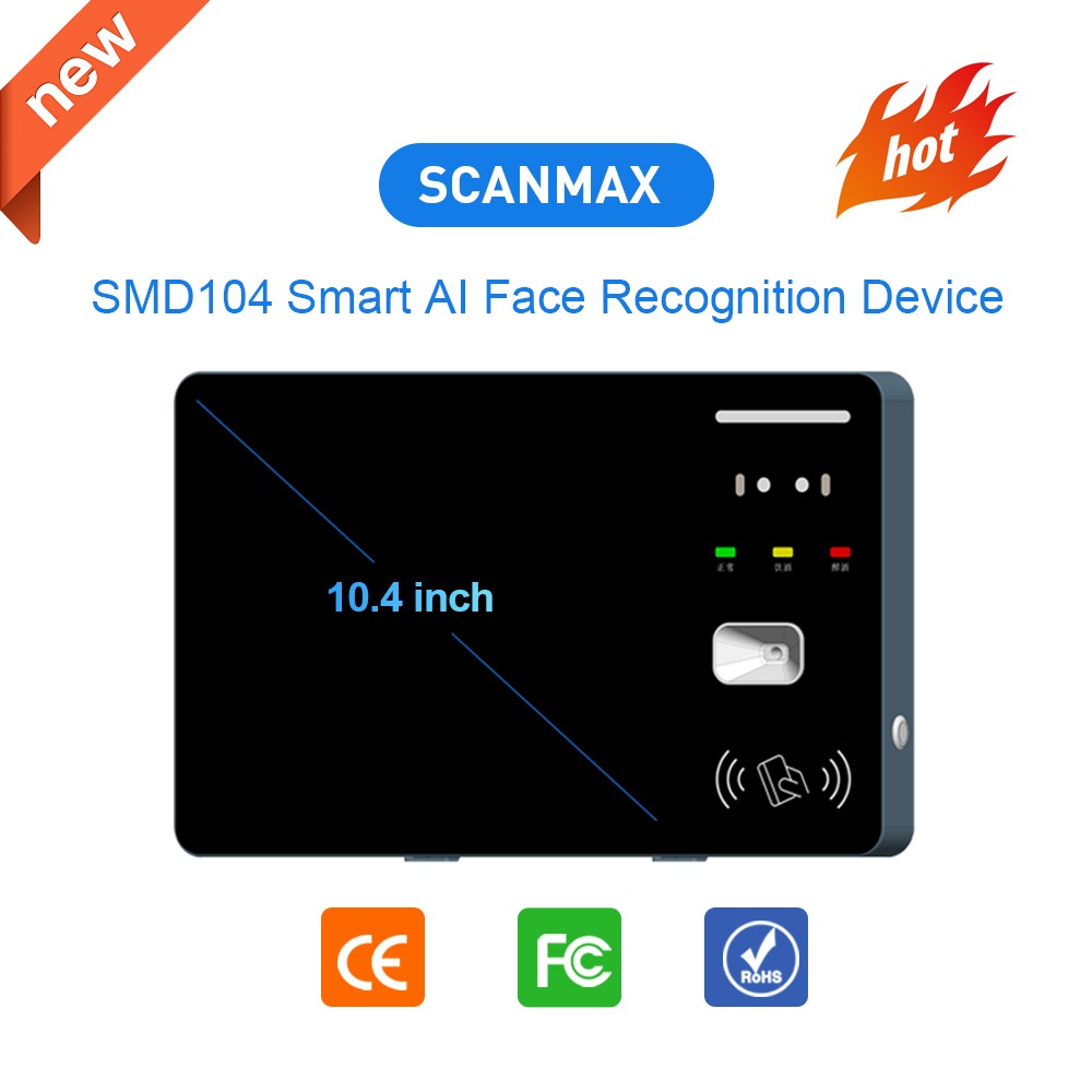 SMD104 Smart Al Face Recognition Device Face Recognition Terminal Alcohol Detection